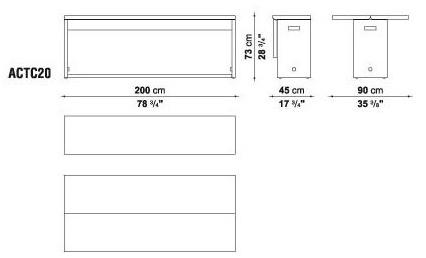 Maxalto Выдвижная прямоугольная деревянная консоль Cuma sun-id-1482603 - Вид №3