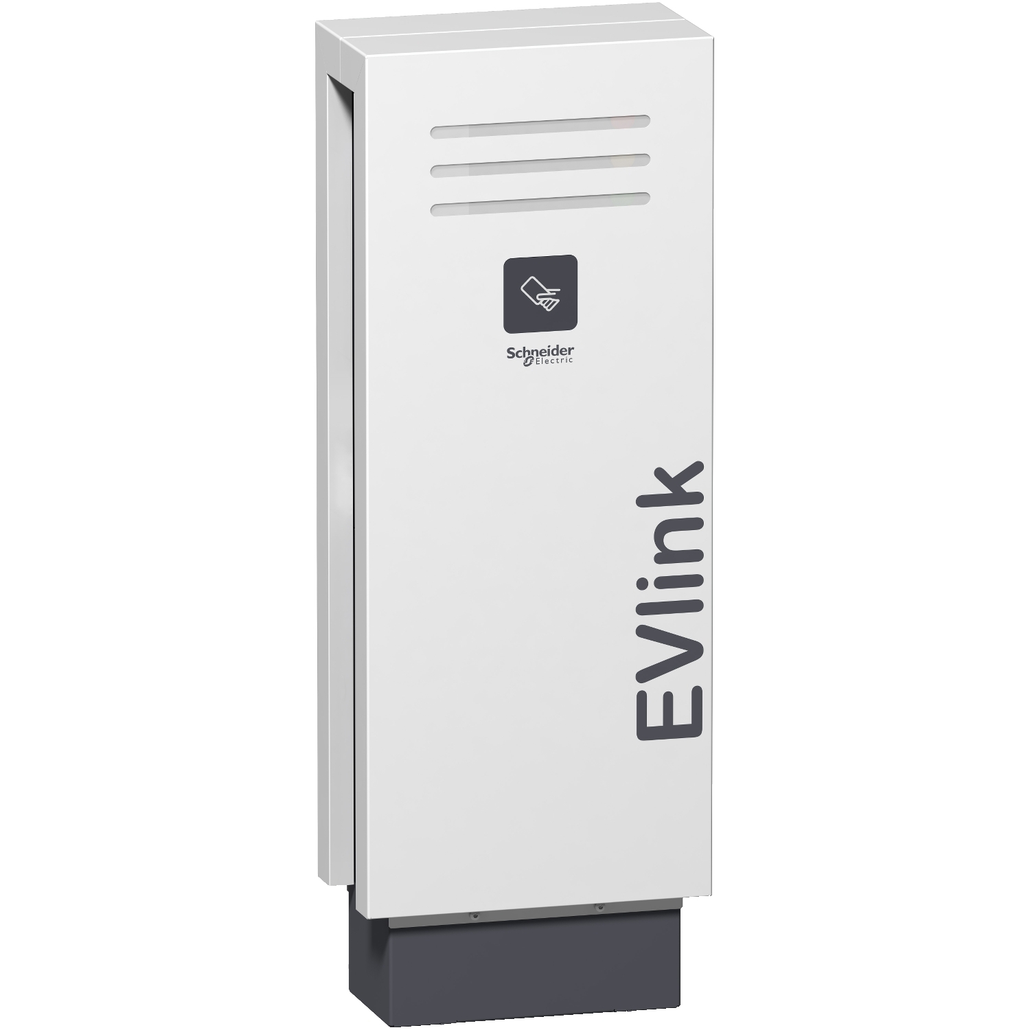 EVF2S22P04R Зарядная станция для электромобилей PKG STD напольная 22KW 1XT2S + RFID Schneider Electric EVlink 