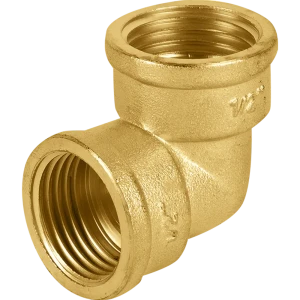 Угол AQUABEAM 90° латунный для систем водоснабжения 1/2" 82275353