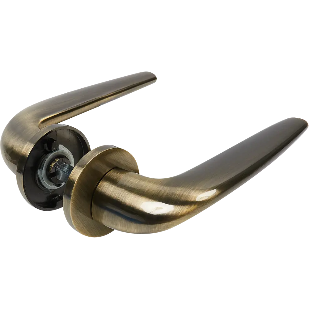 Дверная ручка Armadillo Twin URS, без запирания, цвет античная бронза STLM-2032907