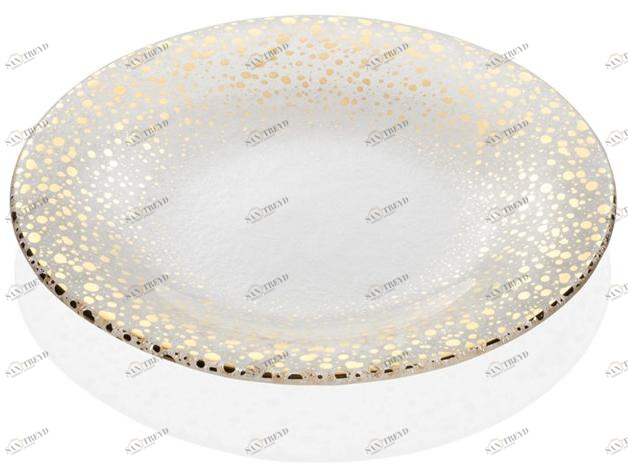 IVV Украшенная стеклянная тарелка Sparkling 8149.2