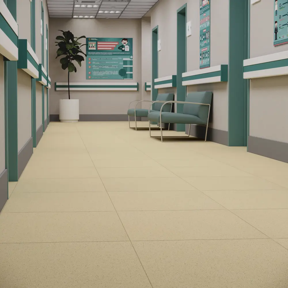 Керамогранит Quadro Decor Соль-Перец 40x40 см 1.6 м² неполированный цвет бежевый STLM-2031016 - Вид №4