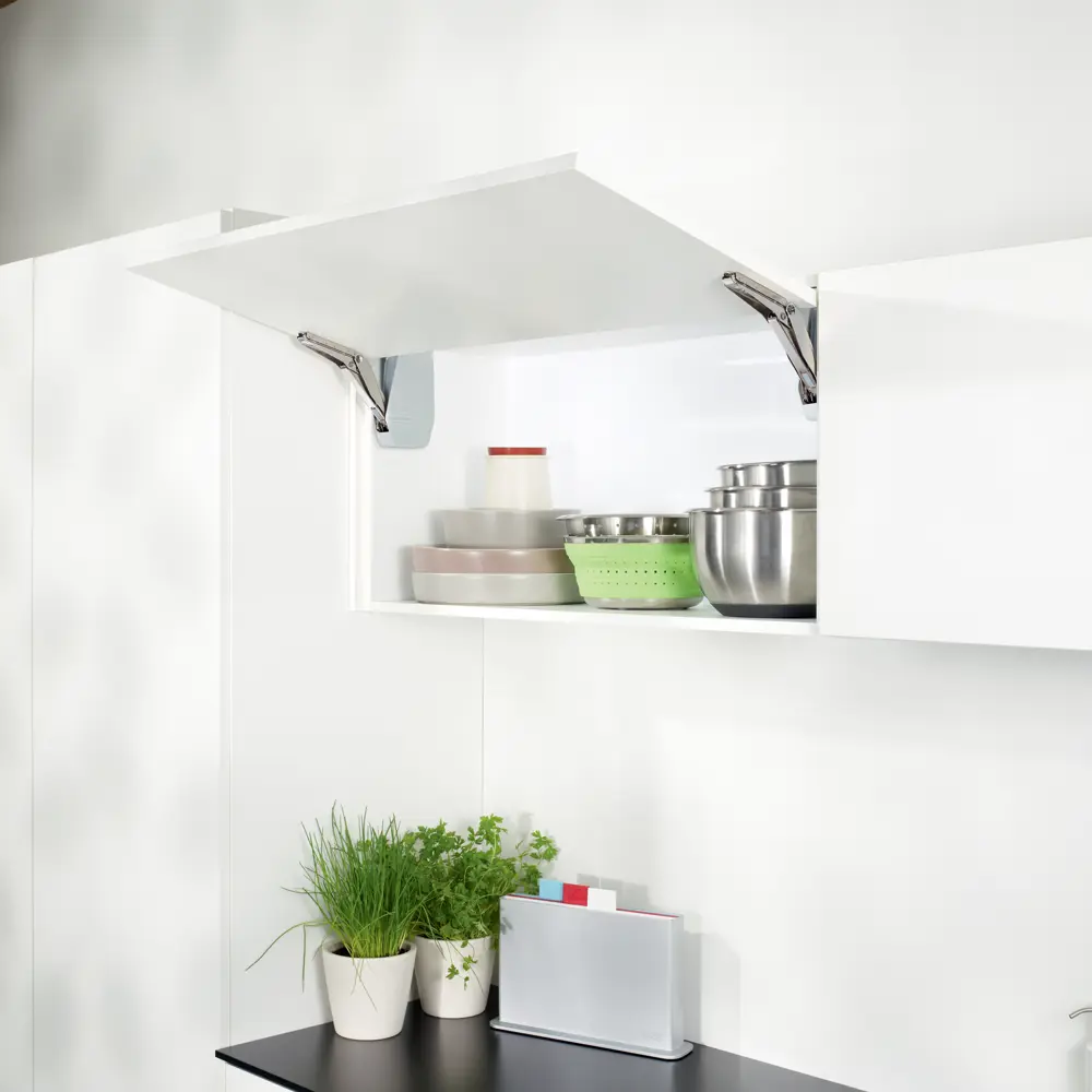 Механизм подъемный Free Flap Mini А нагрузка до 3 кг нержавеющая сталь KESSEBOHMER STLM-2181485 - Вид №5