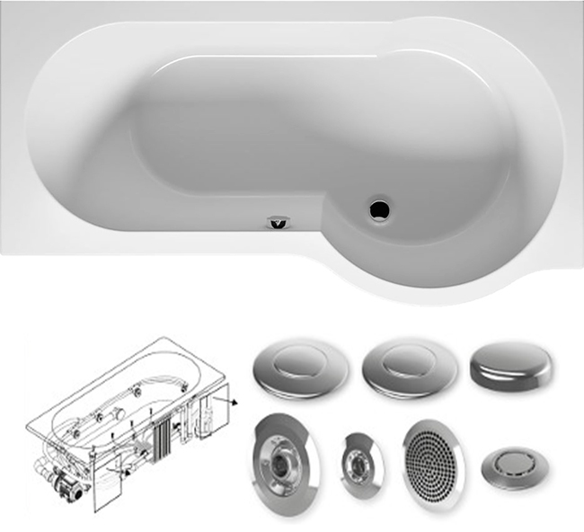 BA8000500000000_hit1 Ванна Riho Dorado Santreyd - Вид №3