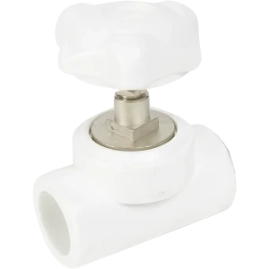 Вентиль запорный РВК PN25 20x20 мм ручка барашек полипропилен