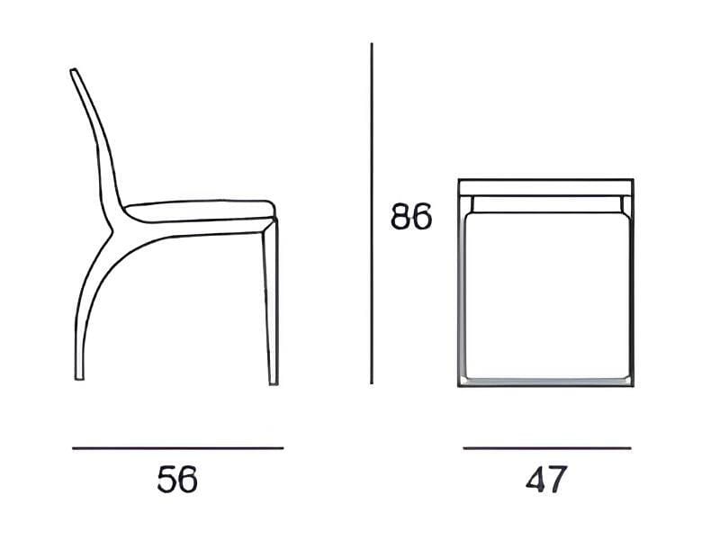 Стул из массива дерева Pacini & Cappellini Тельма ARCH-00073384 - Вид №5