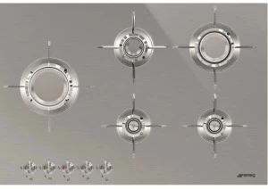 Smeg Газовая плита из нержавеющей стали Dolce stil novo Pxl675l