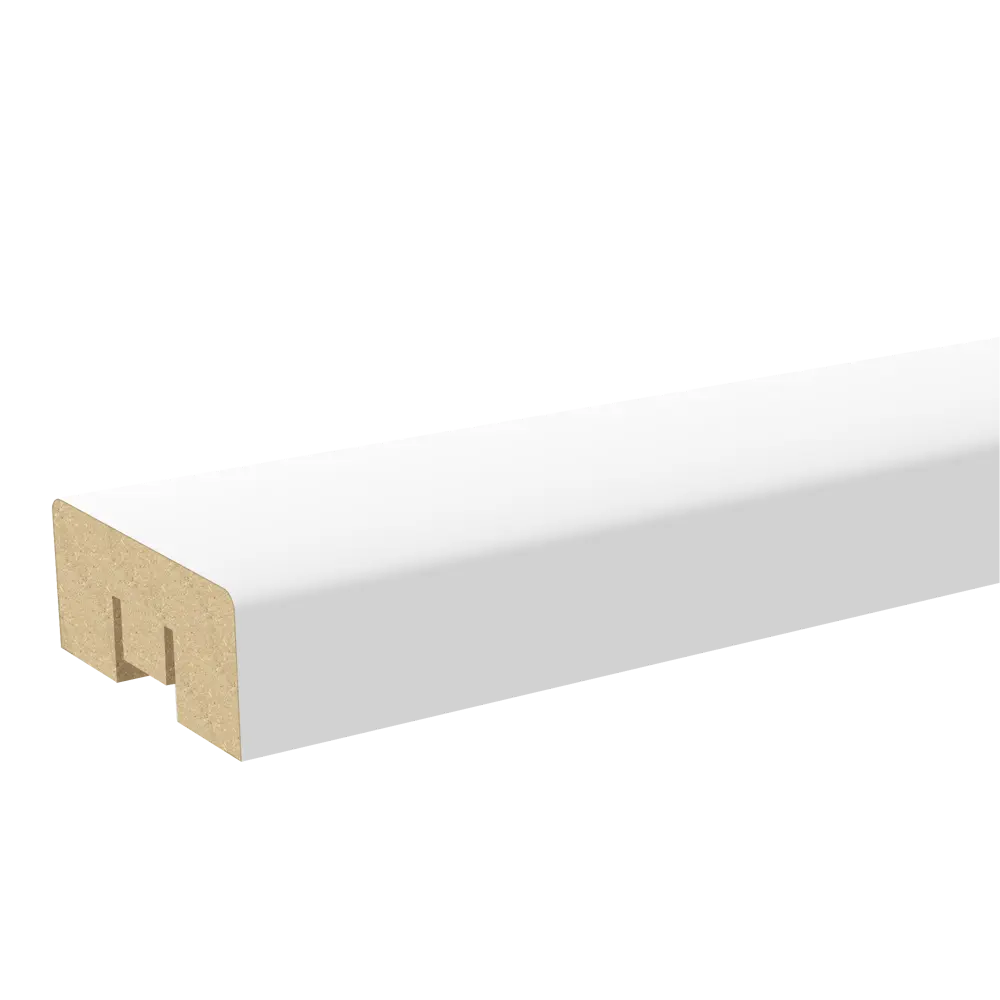 Рейка МДФ 2700x16x40 мм цвет белый эмалит 85559235 STLM-2132715 VELLDORIS 