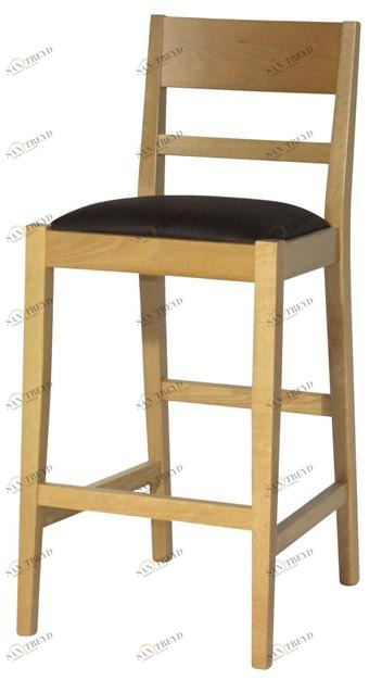 XLINE Табурет из бука со встроенной подушкой Ametista 1420