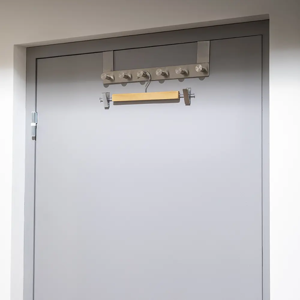 Плечики для одежды с зажимом KONSENSA 34 см дерево/металл цвет натуральный Плечики с зажимом STLM-2159581 - Вид №11