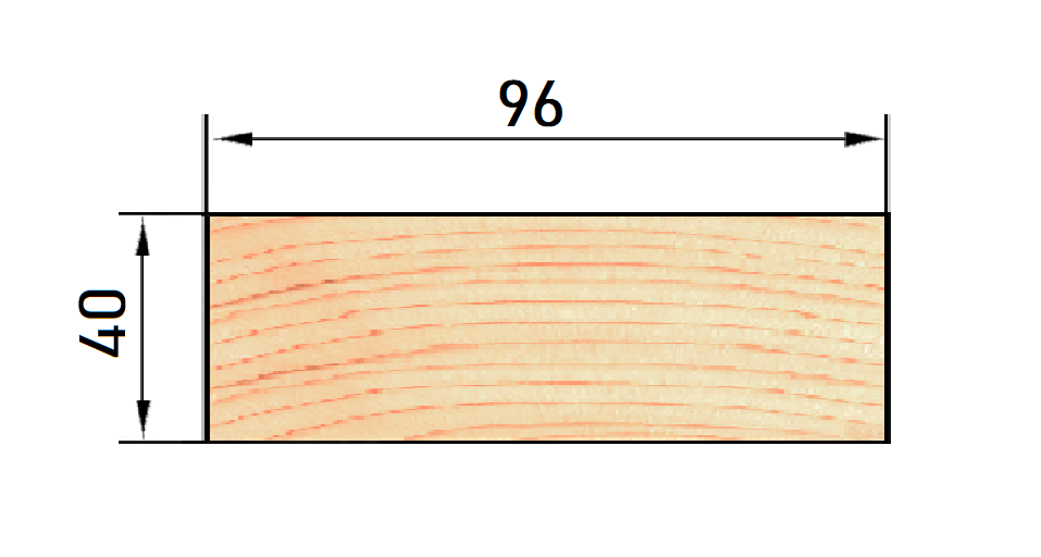 Santreyd: Строганая доска из сосны 40х96x3000 мм для интерьера и мебели 82134778 STLM-0020009 - Вид №4