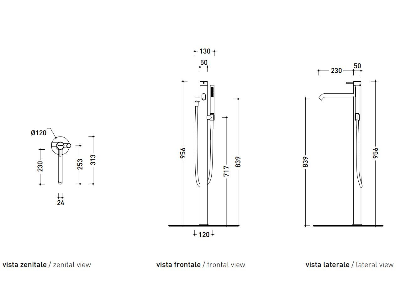 Набор для ванны из нержавеющей стали Ceramica Flaminia ARCH-00144332 - Вид №2