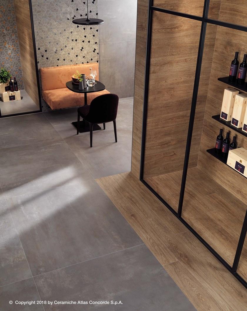 Atlas Concorde Пол из керамогранита под бетон Boost sun-id-1460894 - Вид №22