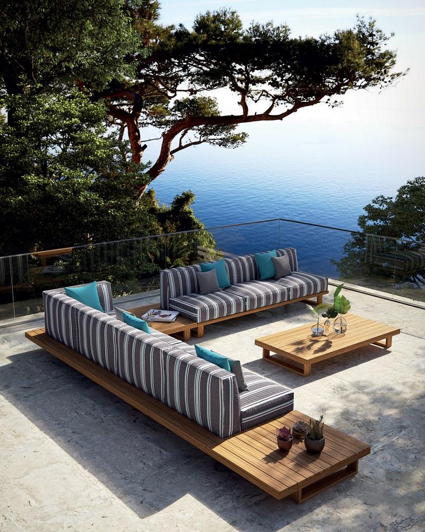 Atmosphera Садовое кресло из тика и ткани 9.zero 9.0.m1.mc - Вид №4