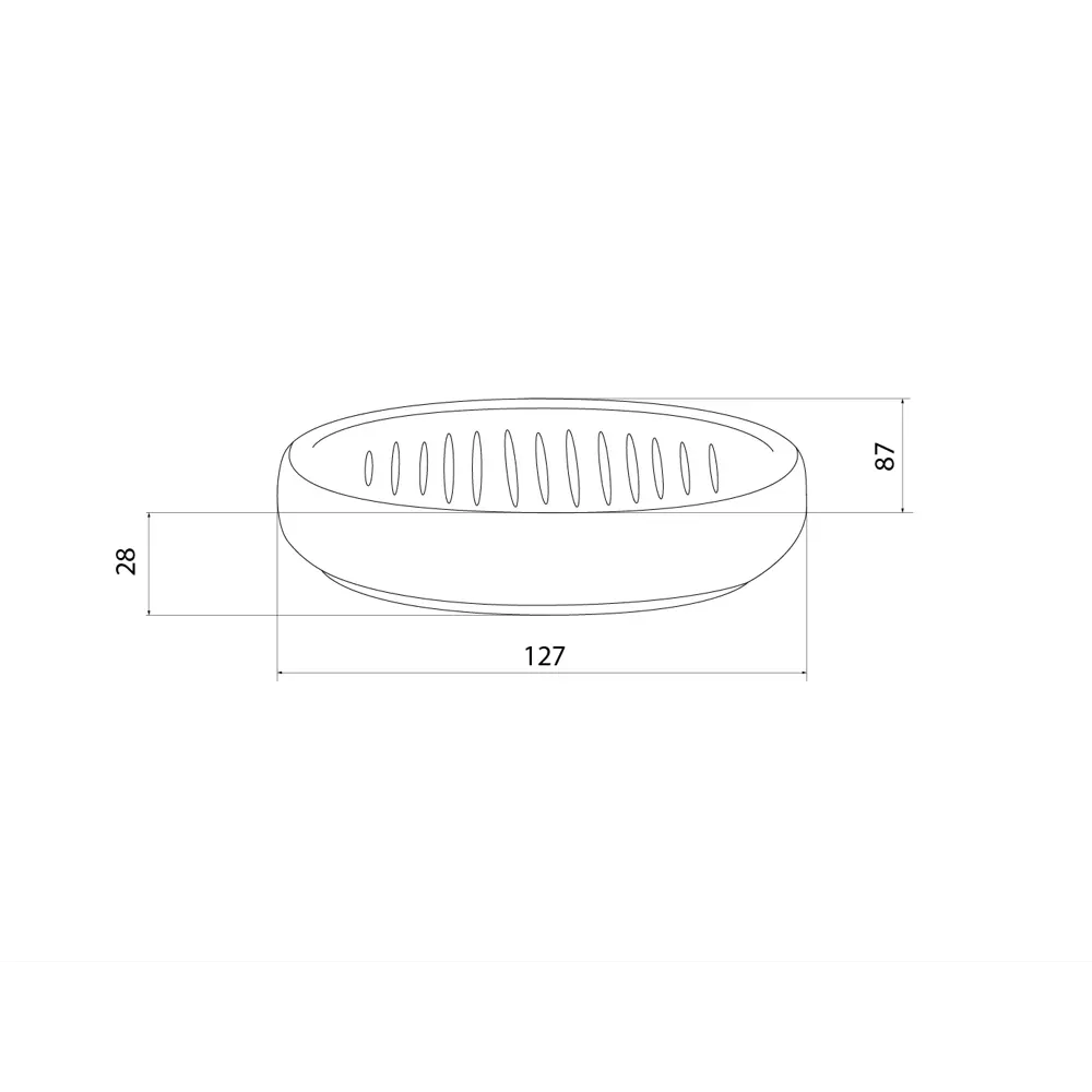 89380317 Мыльница Iddis Rich White LMRWC00i42 керамика цвет белый STLM-1575350 - Вид №3