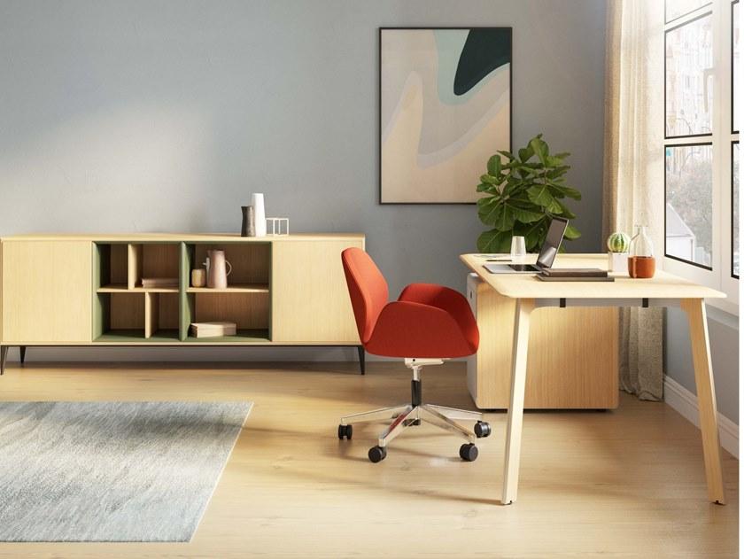 Ersa Прямоугольный деревянный операционный стол с системой управления кабелями sun-id-1391531 - Вид №2