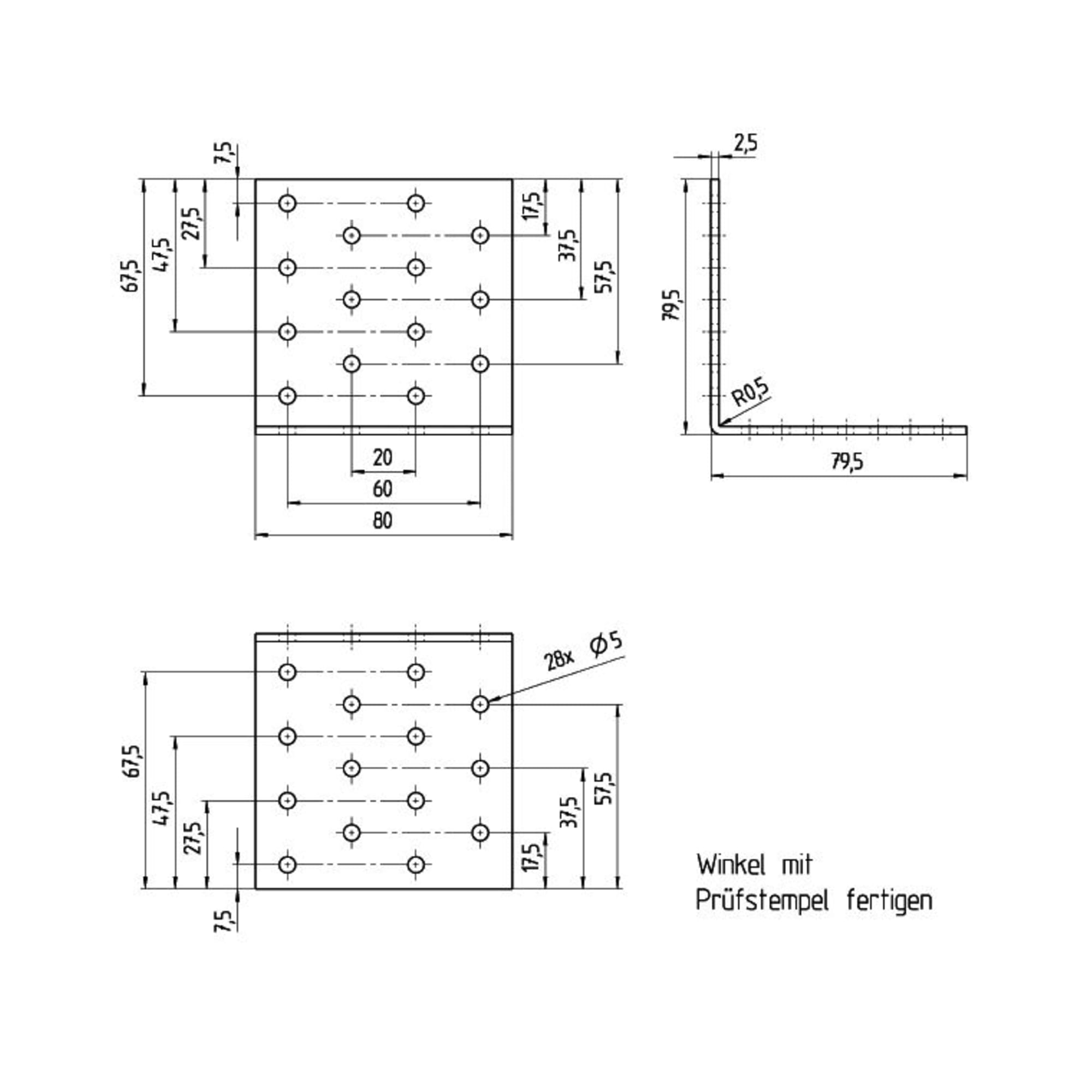 Уголок крепежный GAH Alberts для надежных соединений 80×80×80 мм 13619683 STLM-0003550 - Вид №6