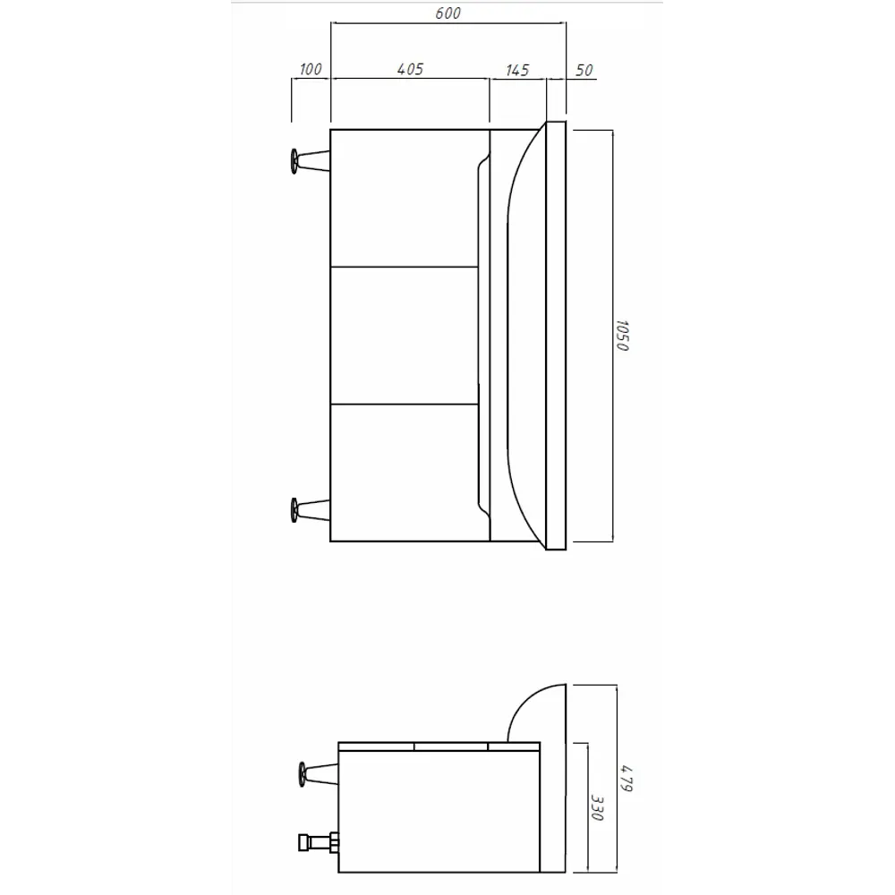 Тумба под раковину Santreyd «Рондо» — элегантное решение для ванной 18854995 STLM-0967091 - Вид №9
