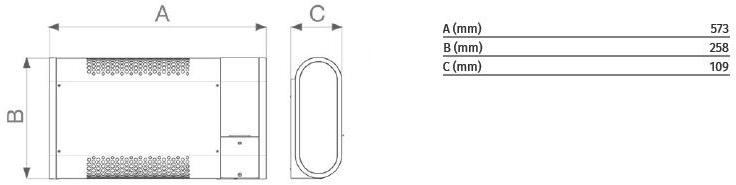 Vortice Миниатюрная установка тепловентилятора Microsol 70572 - Вид №3