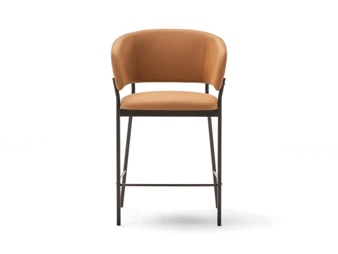 Высокий кожаный стул с подлокотниками Blasco&Vila RC Metal ARCH-00101523 - Вид №2