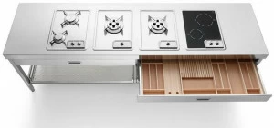 ALPES-INOX Приготовление кухонного элемента Liberi in cucina