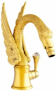 Bronces Mestre Смеситель для биде, однорычажный, с кристаллами swarovski® Antartica swan 039263.a00.00