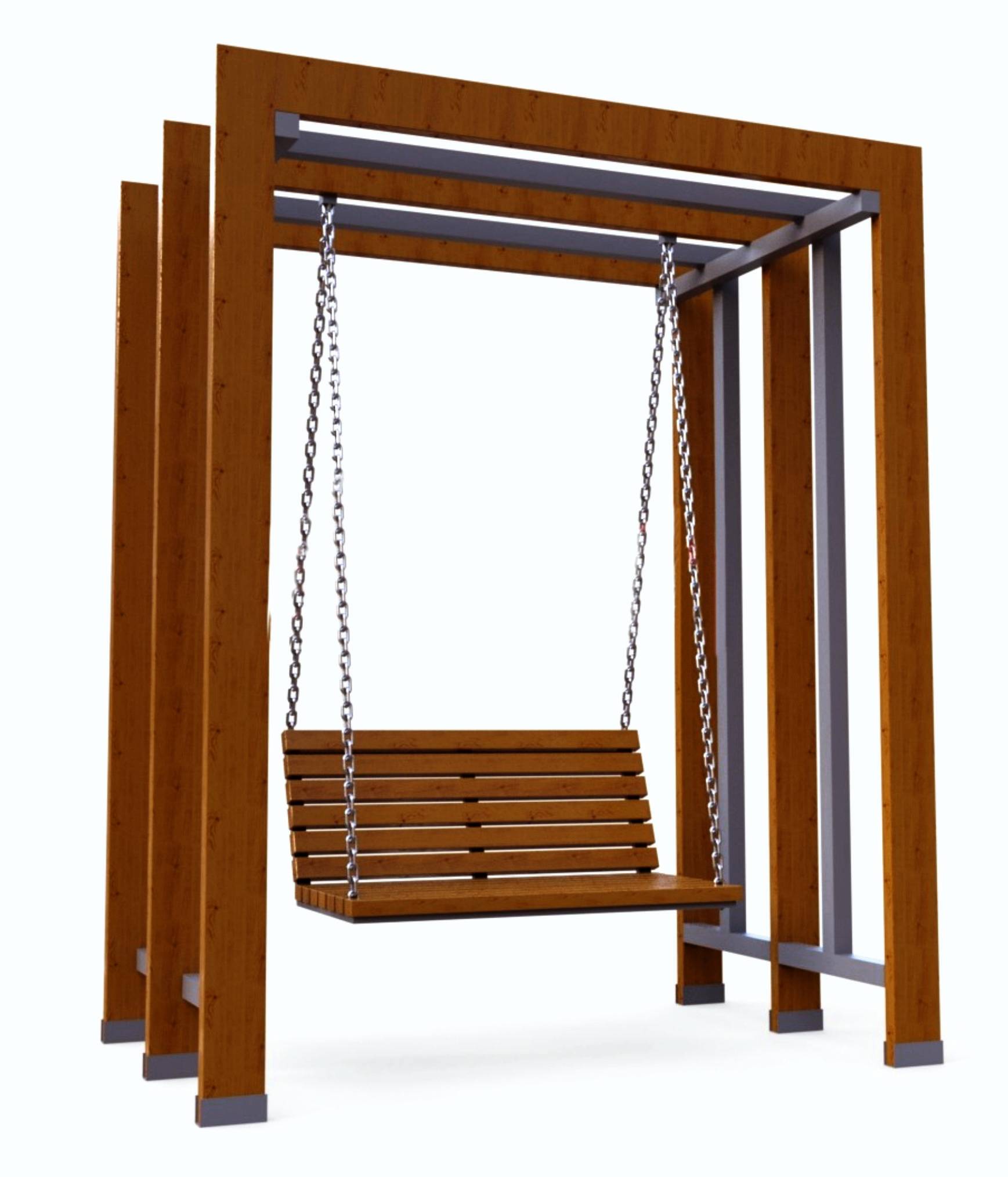 PRAG04.01.01-MS.KA ПРАГА 4, диван-качели парковые LAB.Space  - Вид №2