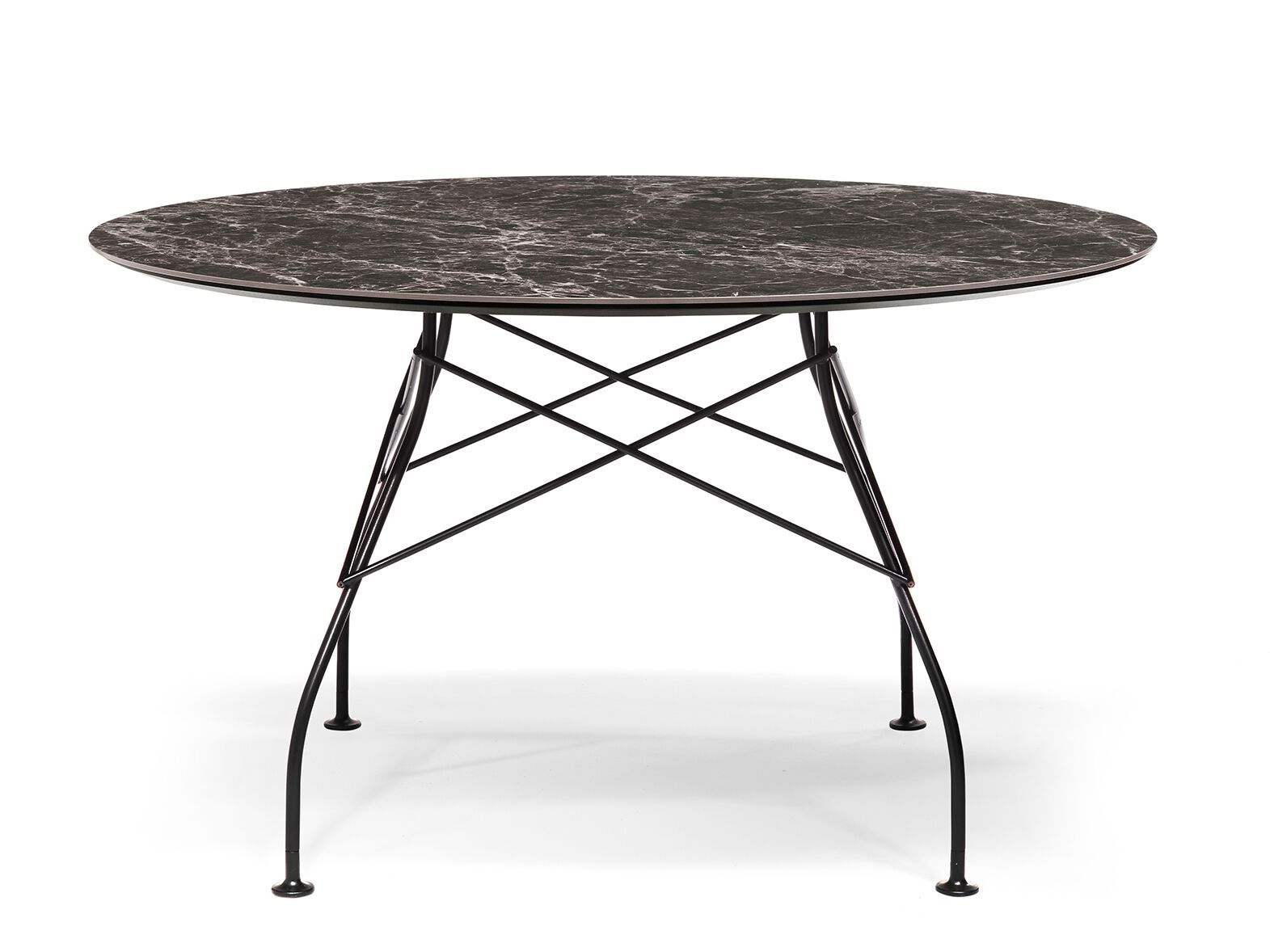 Круглый обеденный стол из керамогранита Kartell GLOSSY ARCH-00051866 - Вид №66