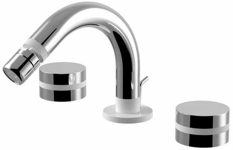 Rubinetteria Giulini Смеситель для биде на 3 отверстия с регулируемым изливом Myring Mr0145a - Вид №1