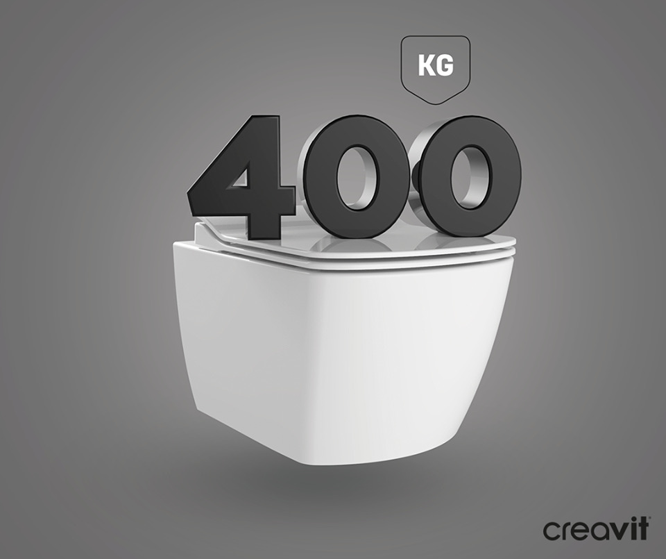 EG321-00CB00E-0000 ELEGANT Унитаз подвесной безободковый с биде Creavit Elegant - Вид №7