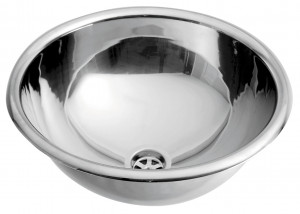 SN0027C Встраиваемая раковина из нержавеющей стали Ø305 мм без перелива mediclinics