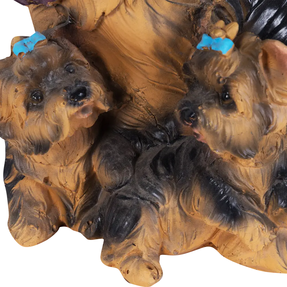 Santreyd Садовая фигура «Йорк с щенками» — очарование в деталях 81950516 STLM-0014707 - Вид №3