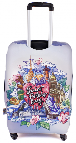 ECO Санкт-Петербург XL Чехол для чемодана большой Fancy Armor ECO - Вид №2