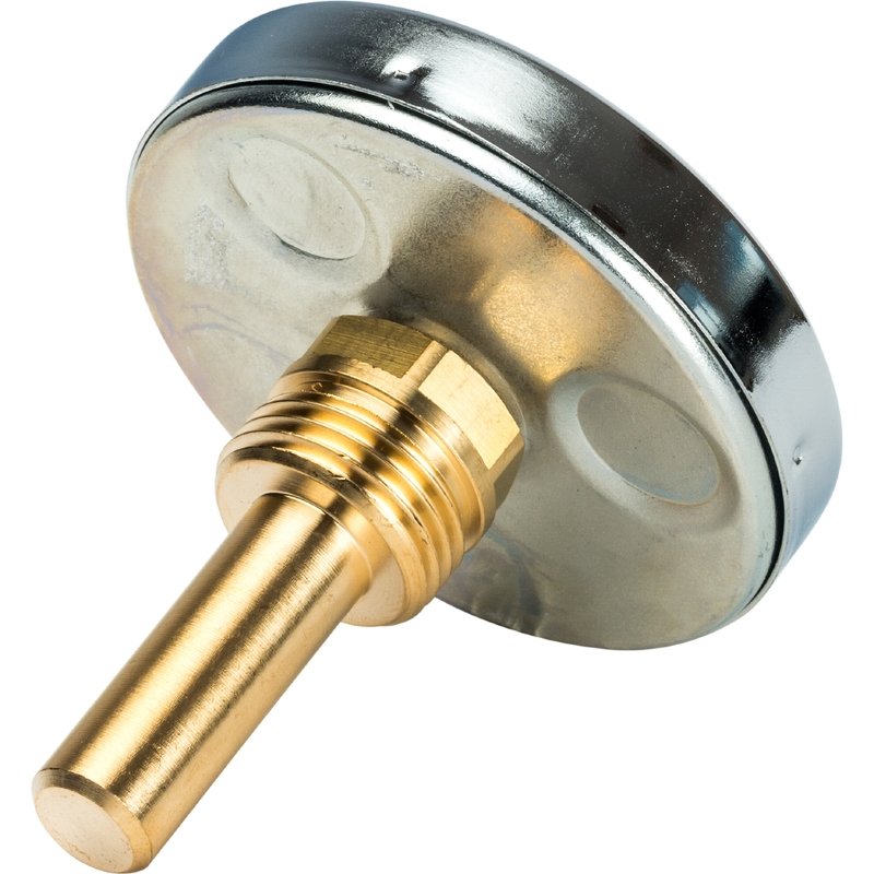 Термометр биметаллический самоуплотняющийся 63 мм 120° STOUT с погружной гильзой 50 мм SIM0003635015 - Вид №4