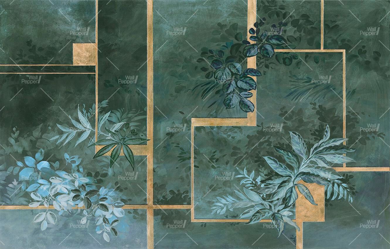 Carta da parati PVC free, eco-friendly, lavabile WallPepper VERTICAL GREEN ARCH-00004021 - Вид №2
