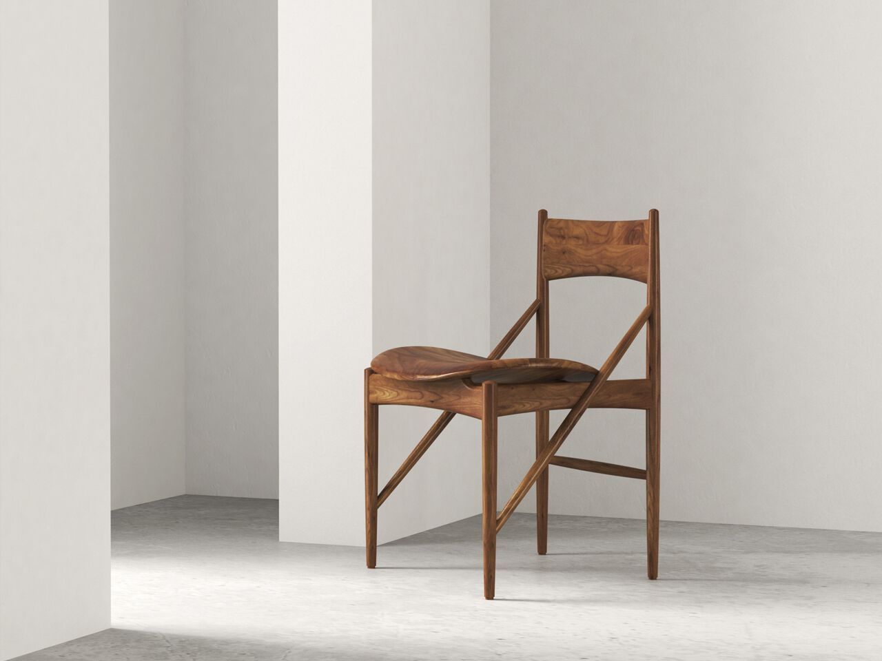 Стул из массива дерева с открытой спинкой Air Division Aviator ARCH-00086311 - Вид №5