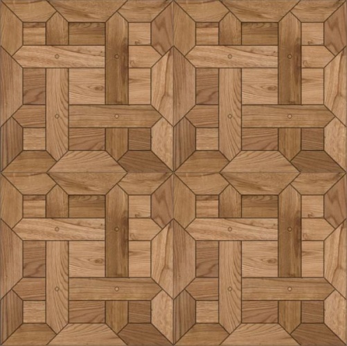 Модульный паркет Da Vinci Тонированный Джиад Дуб Натур (Гладкая) 471х471 мм 2600600088 - Вид №1