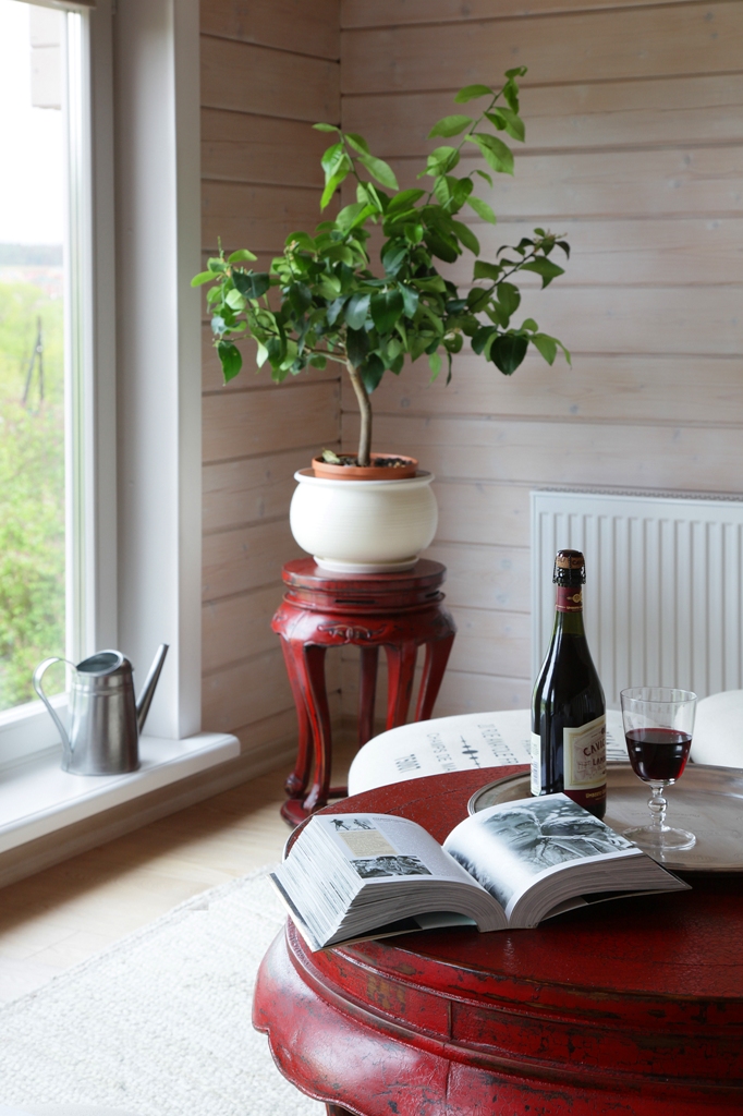 Табурет Юань- дэн Красный ДОМАШНЯЯ ОБСТАНОВКА CHINA 017396 Красный Santreyd  - Вид №8