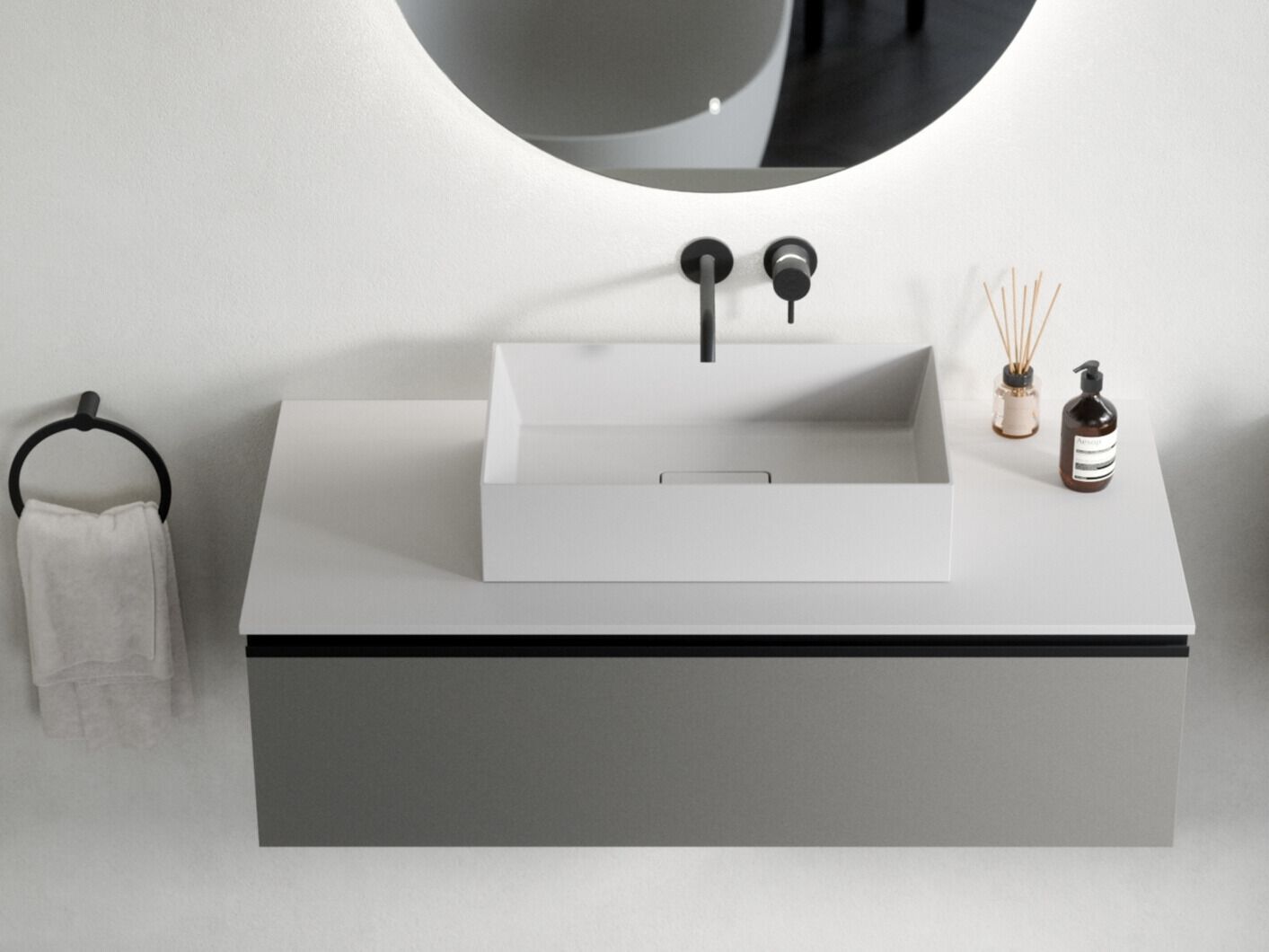 Полная мебель для ванной комнаты OASIS Forever ARCH-00097363 - Вид №1