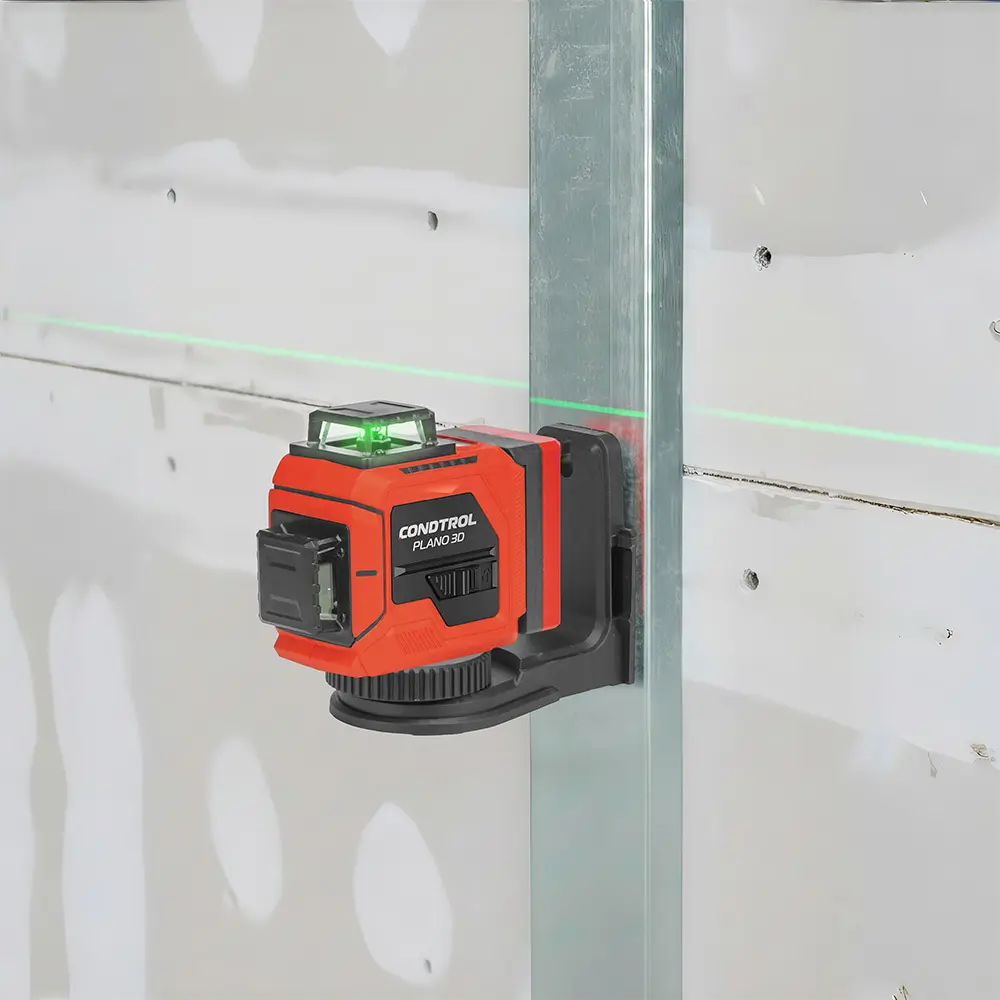 Уровень лазерный Condtrol Plano 3D зеленый луч, 60 м STLM-2153053 - Вид №7