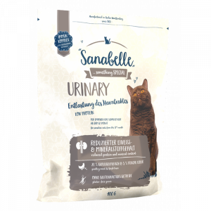 Т0042588 Корм для кошек Urinary при проблемах с мочевыводящими путями, птица сух. 400г SANABELLE