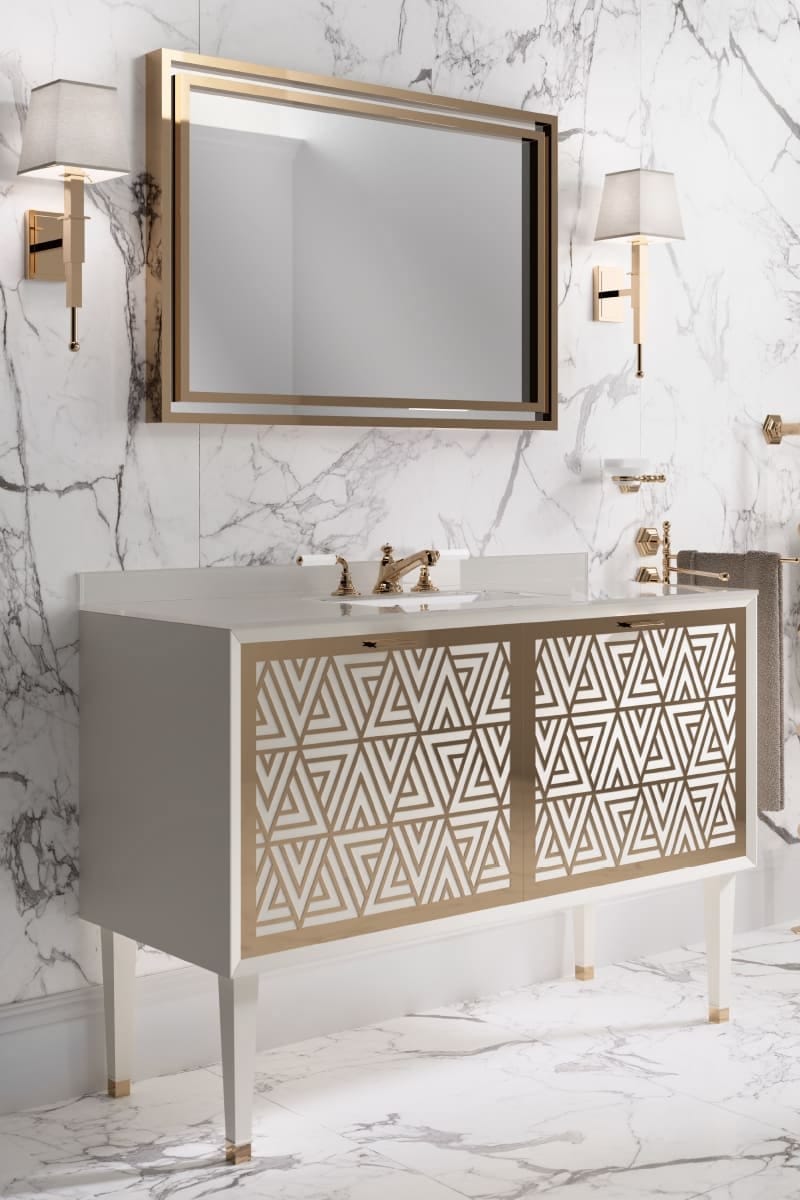 Деревянный шкаф для раковины с выдвижными ящиками Park Avenue CORA 2A ARCH-00067150 - Вид №7