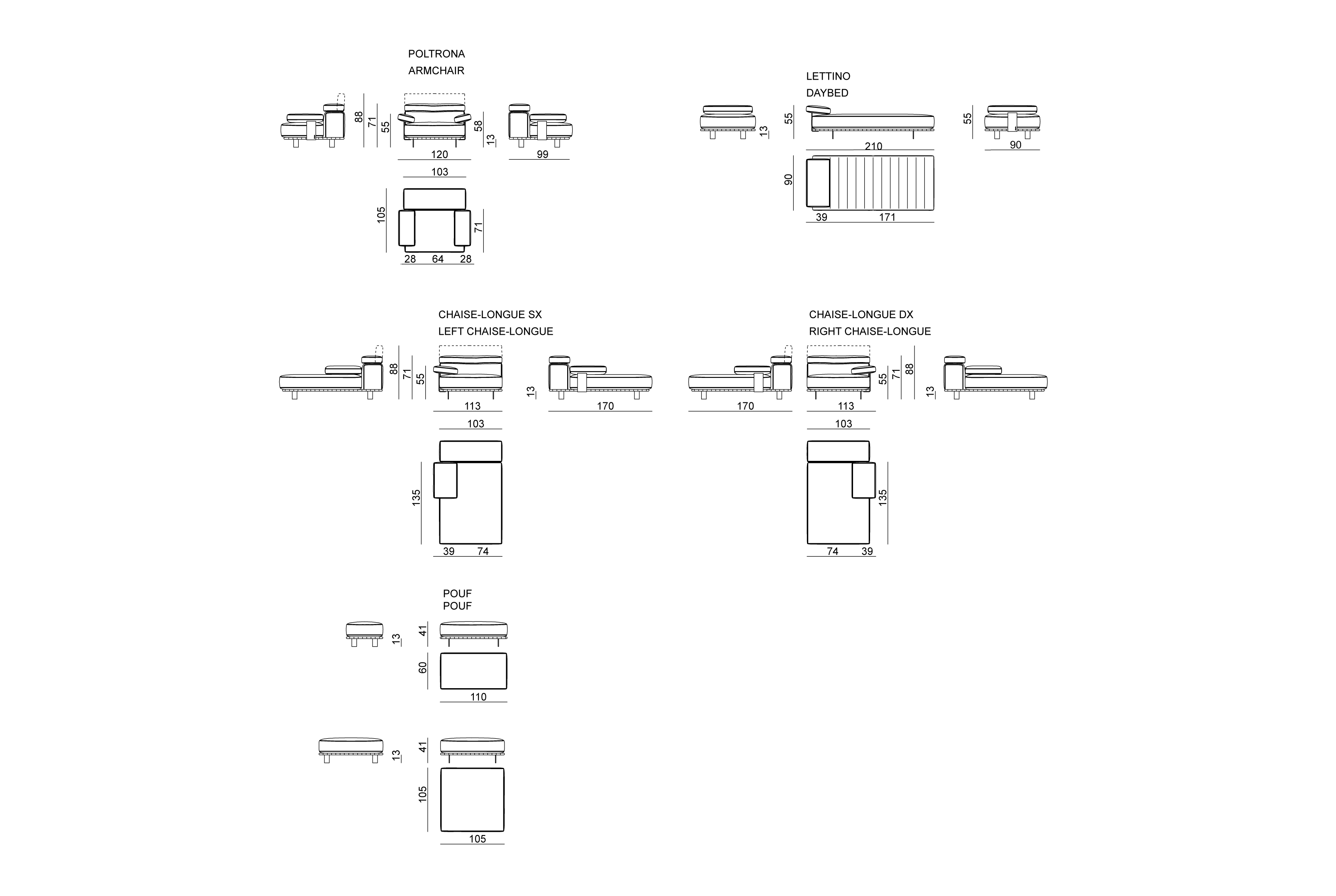 Montparnasse Диван Visionnaire  - Вид №14