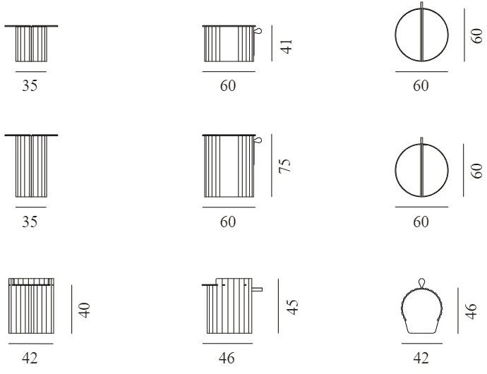 de Sede Круглый складной стол из фетра Ds-5010 sun-id-1419865 - Вид №5