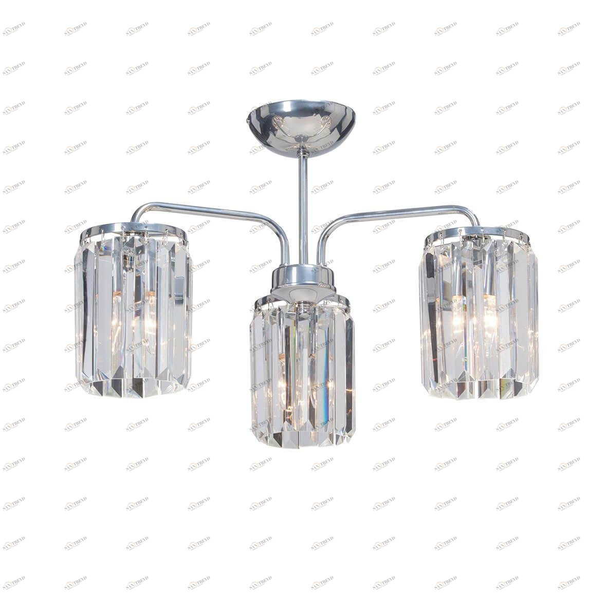 Потолочная люстра Vitaluce V5207-9/3PL VITALUCE ДИЗАЙНЕРСКИЕ 328300 Хром;прозрачный 