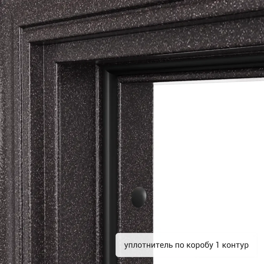 Дверь входная металлическая Денвер 950x2050 мм левая. цвет коричневый TOREX STLM-2200070 - Вид №7