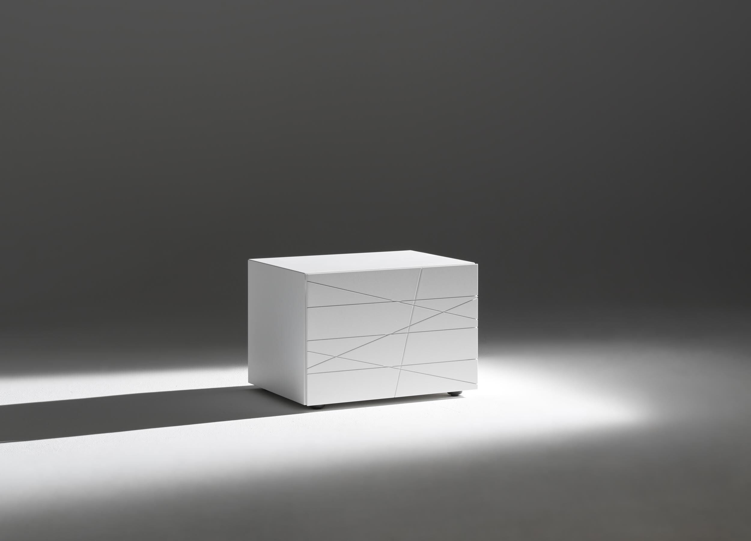 Прикроватная тумбочка из МДФ с ящиками ALBEDO Nazca B ARCH-00099341 - Вид №1