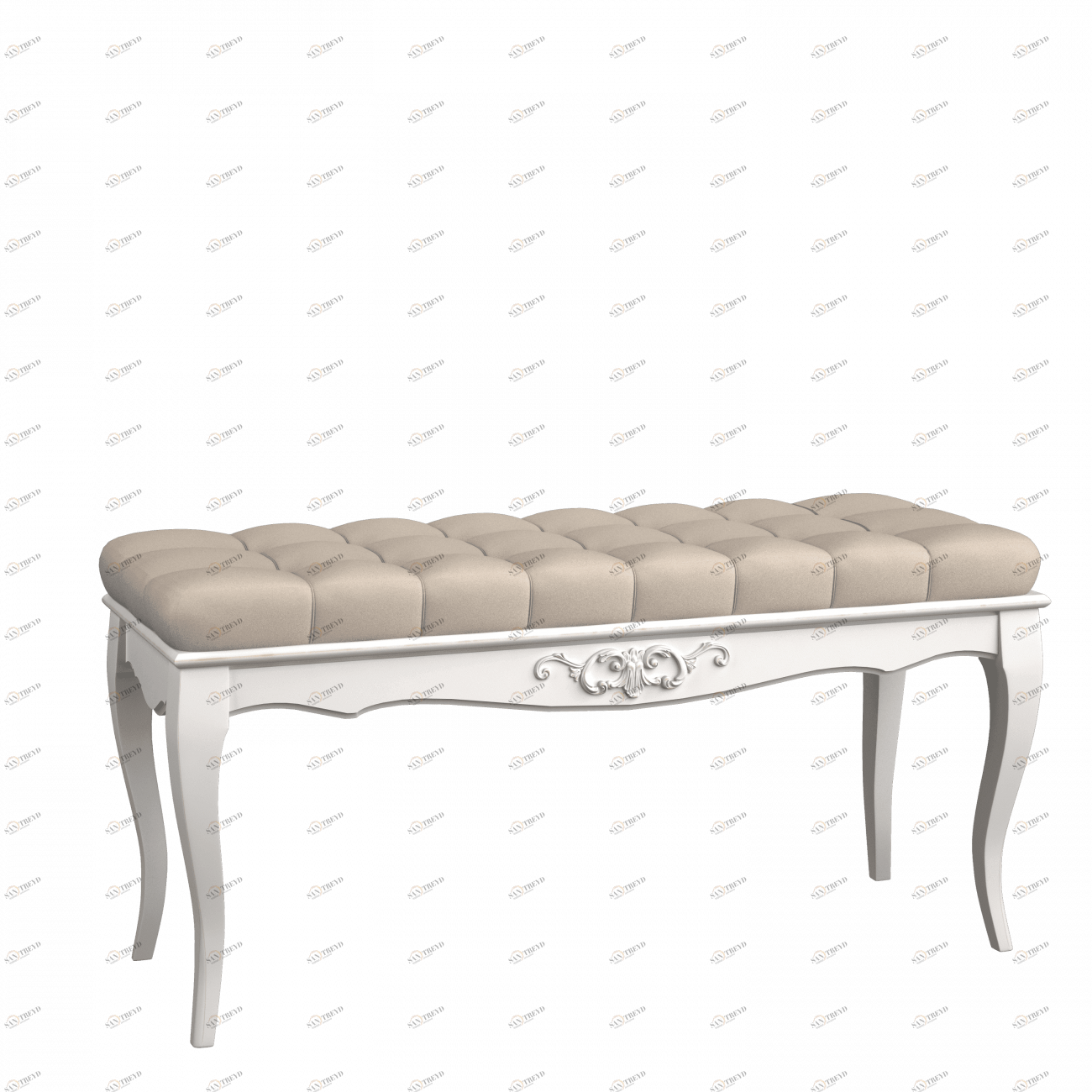 Скамья Aletan слоновая кость АЛЕТАН ALETAN - PROVENCE 177770 Слоновая кость;эффект старения 