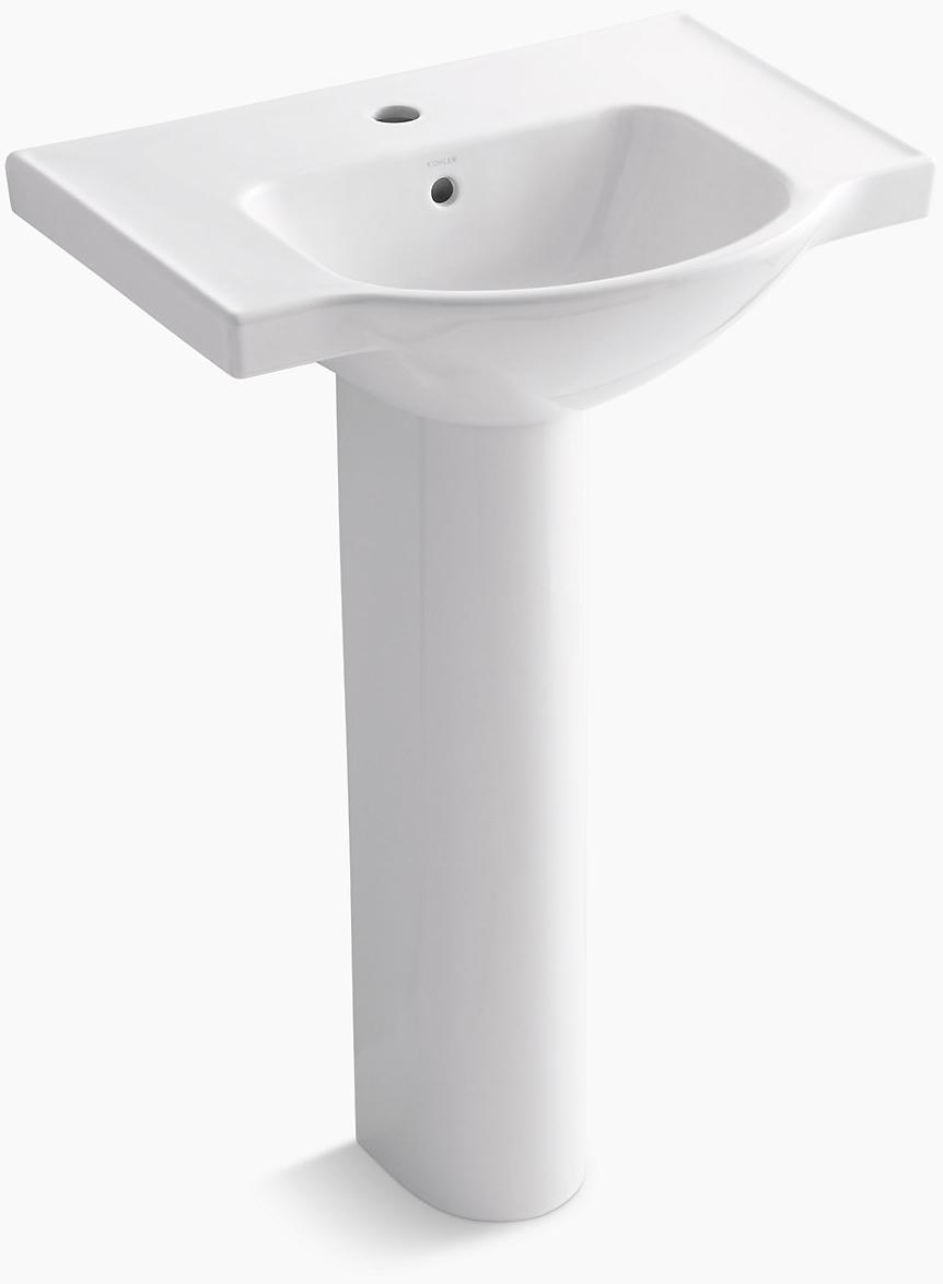 K-5266-1-58 Напольная раковина стоящая прямоугольная Kohler  - Вид №1