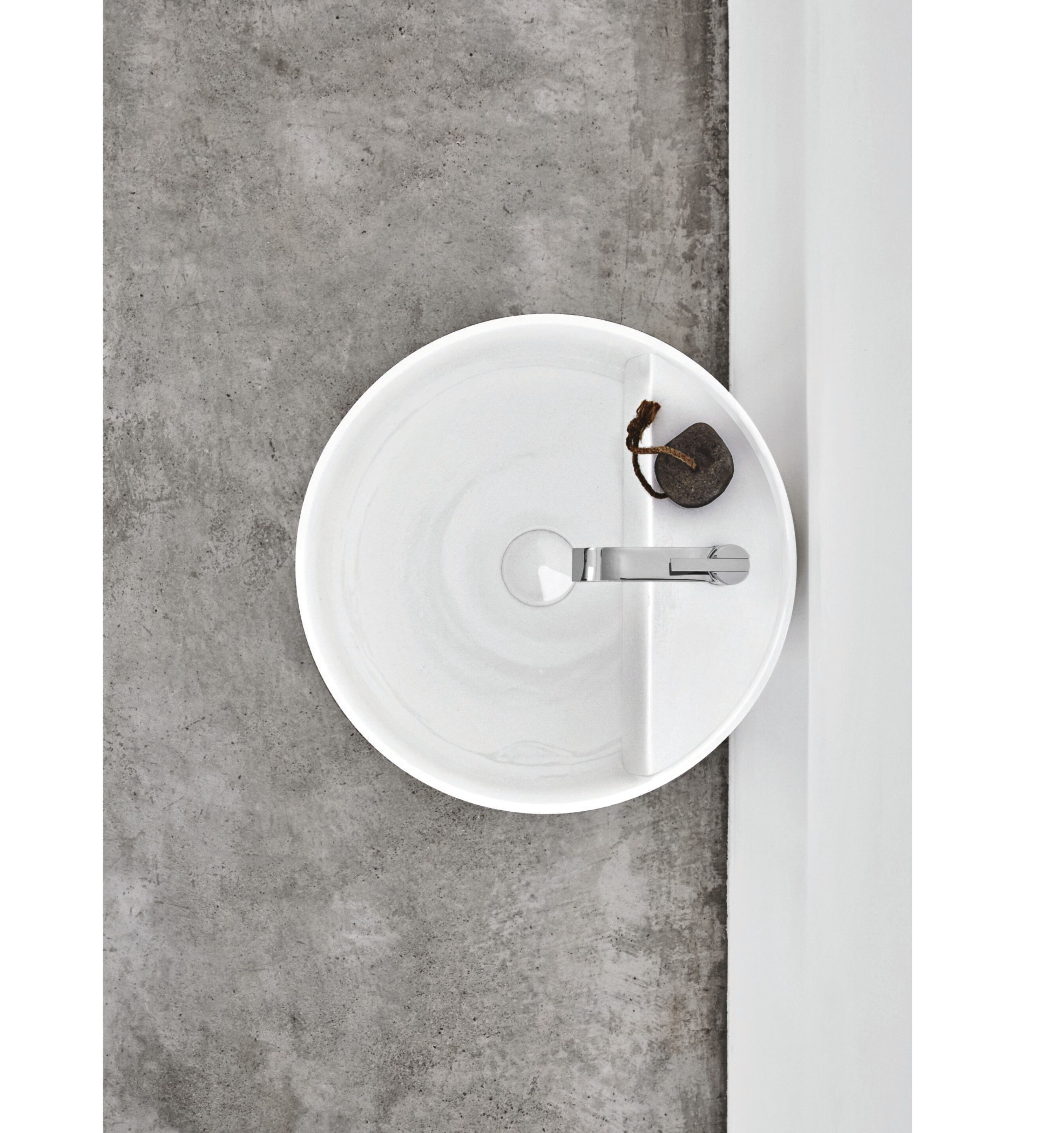 Керамическая круглая отдельно стоящая раковина Nic очевидный ARCH-00070023 - Вид №6